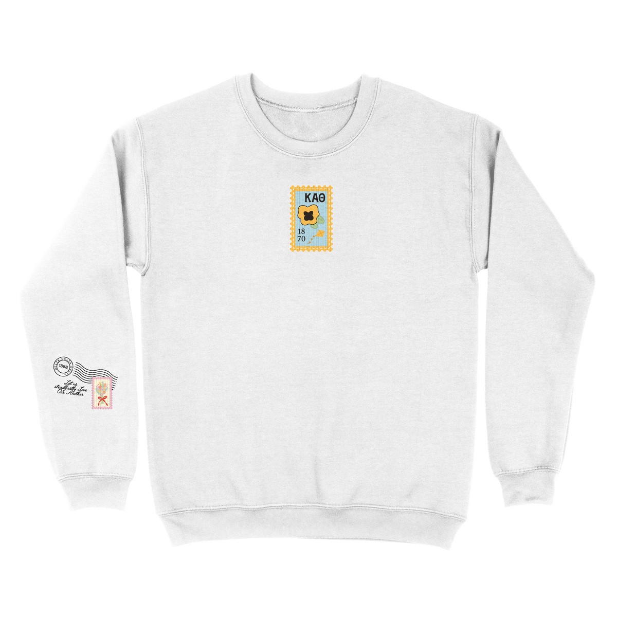 B-Greek - Stamp Crewneck  - Kappa Alpha Theta