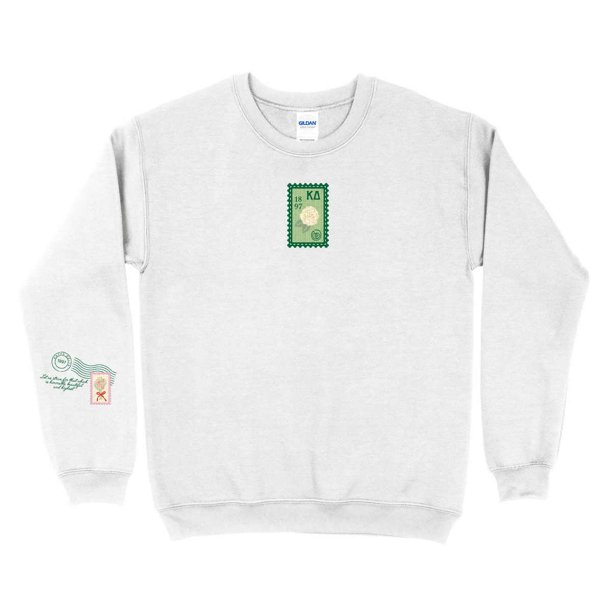 B-Greek - Stamp Crewneck  -  Kappa Delta