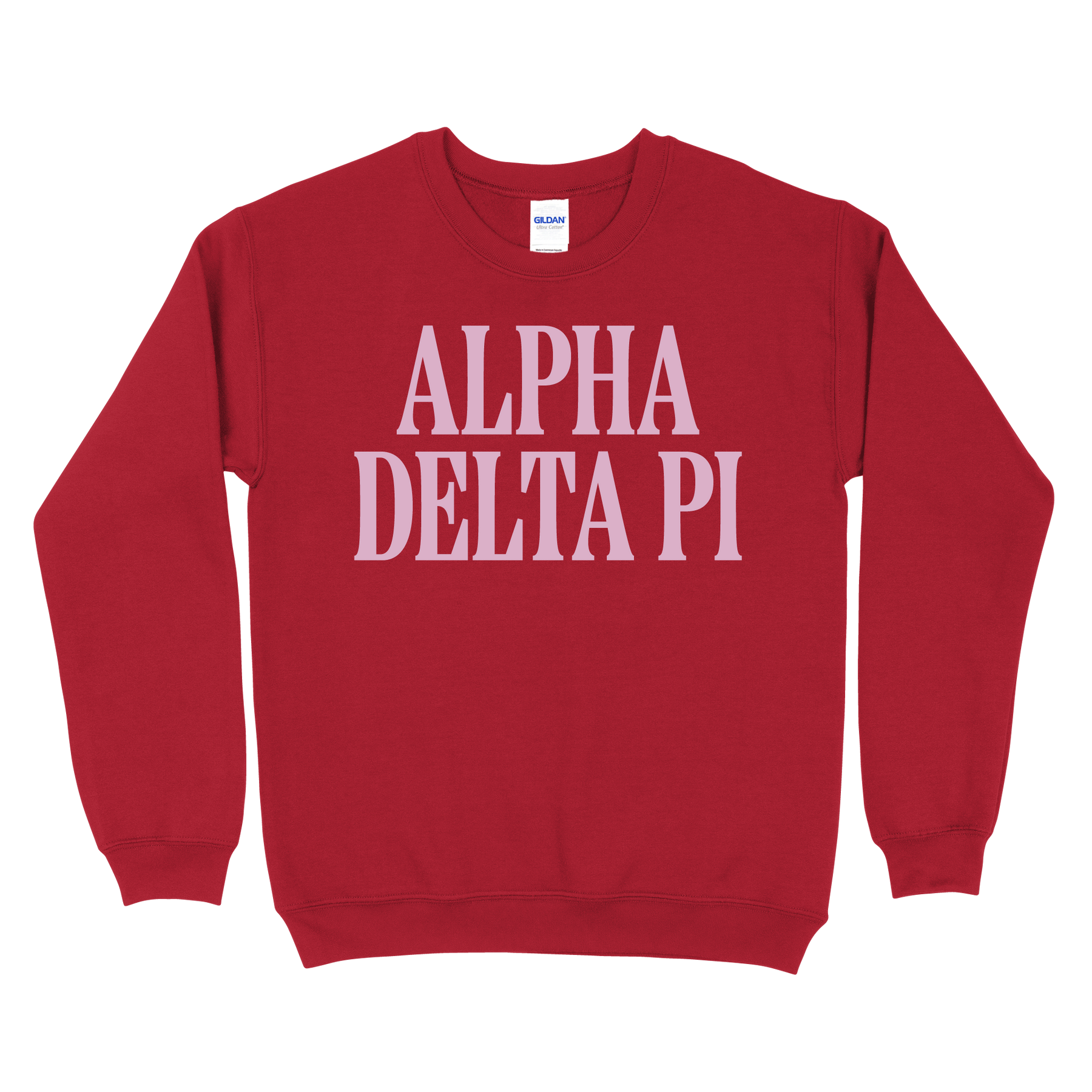 B-Greek - Red Valentine's Crewneck - Alpha Delta Pi