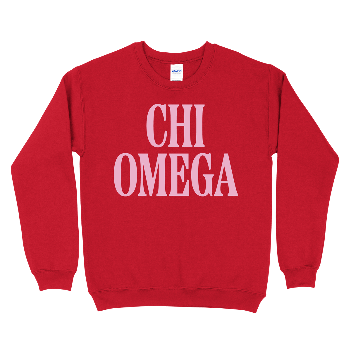 B-Greek - Red Valentine's Crewneck - Chi Omega