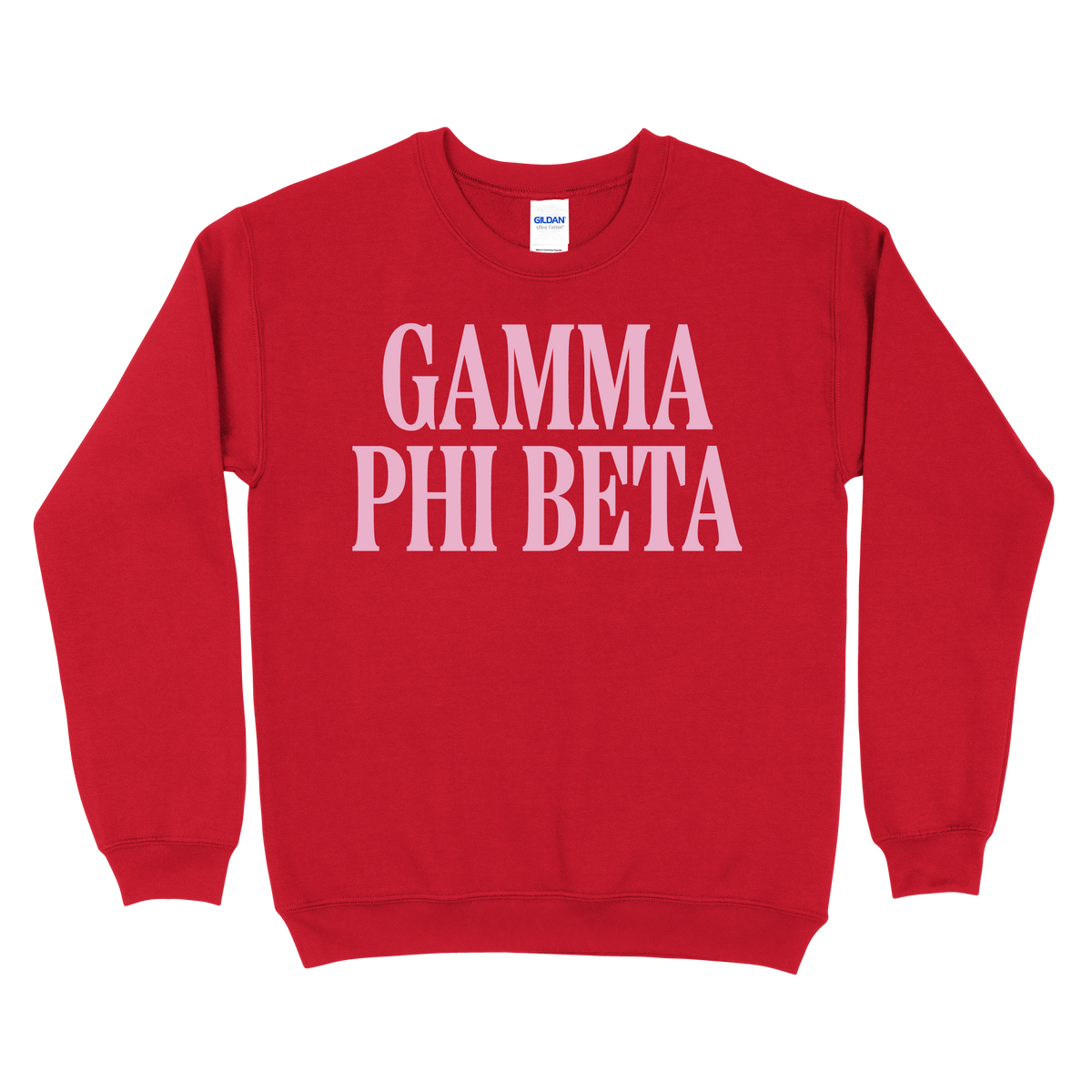 B-Greek - Red Valentine's Crewneck - Gamma Phi Beta