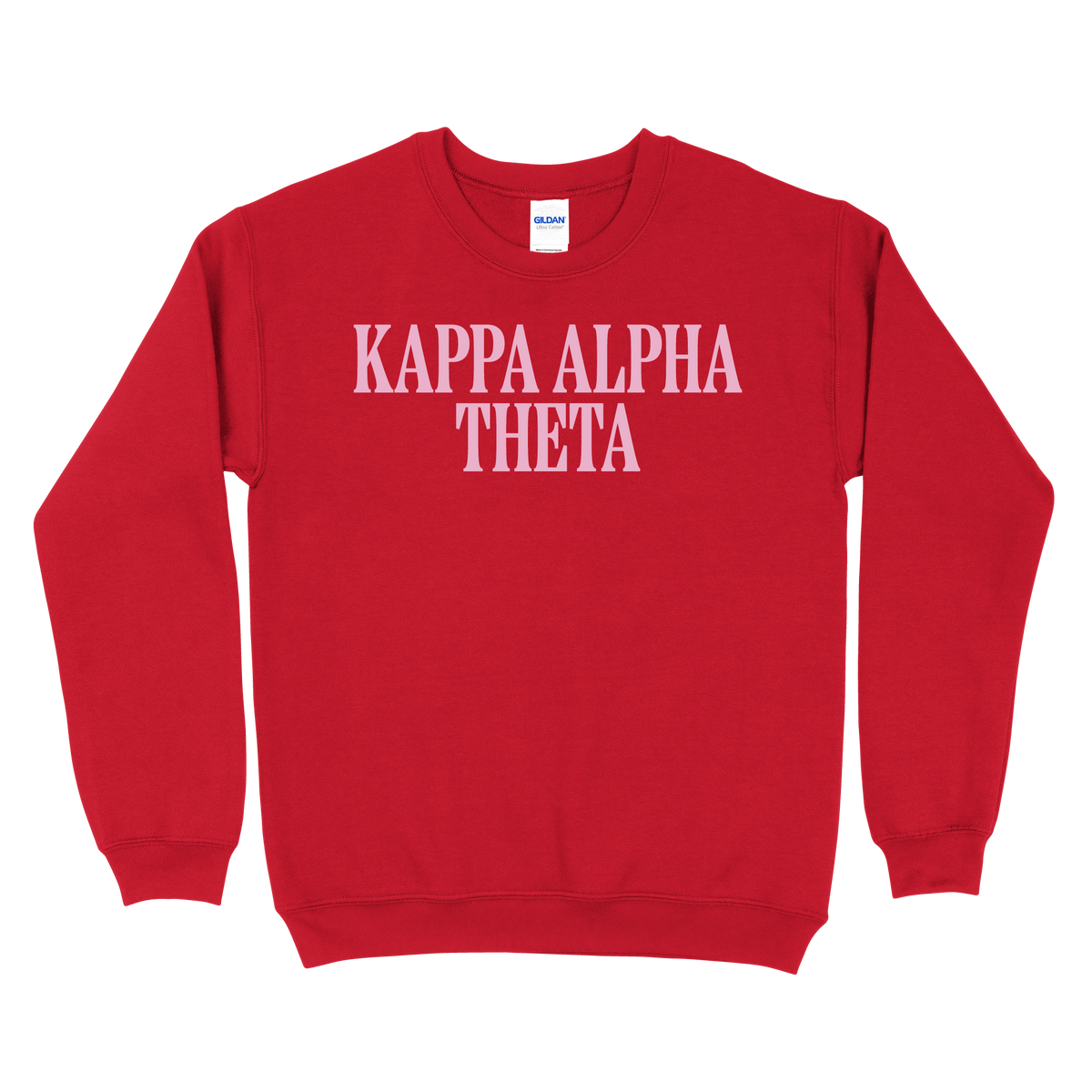 B-Greek - Red Valentine's Crewneck - Kappa Alpha Theta