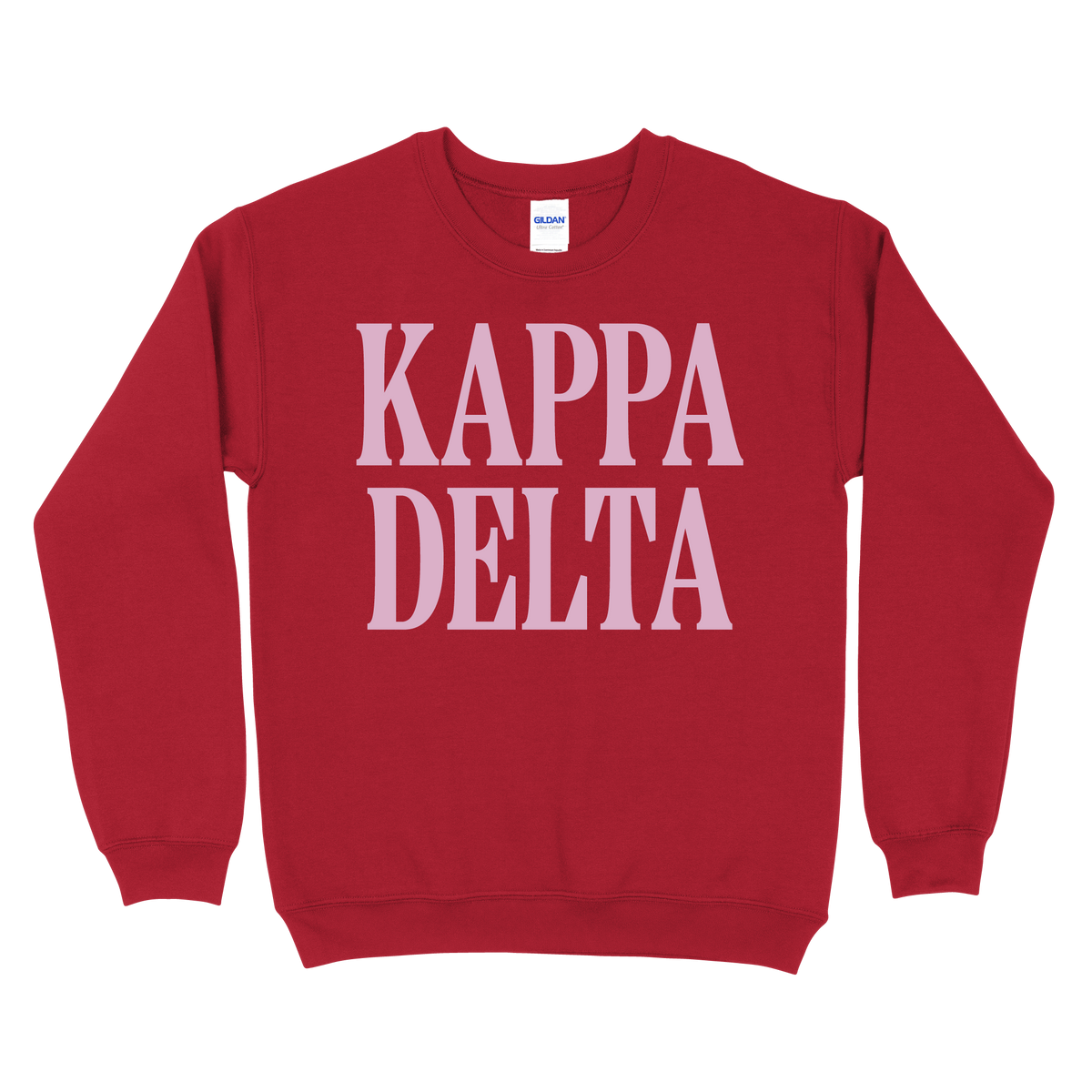 B-Greek - Red Valentine's Crewneck - Kappa Delta