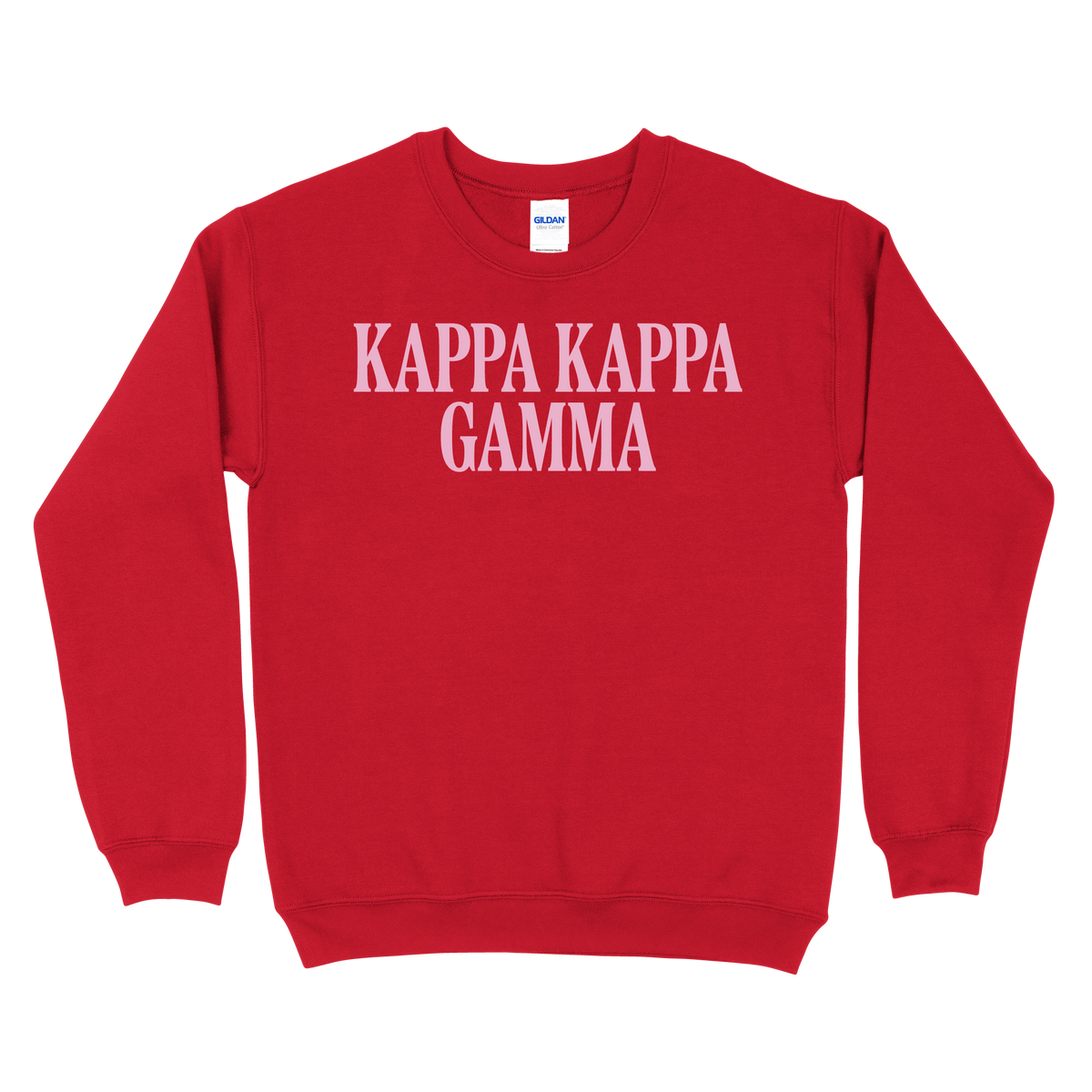 B-Greek - Red Valentine's Crewneck - Kappa Kappa Gamma