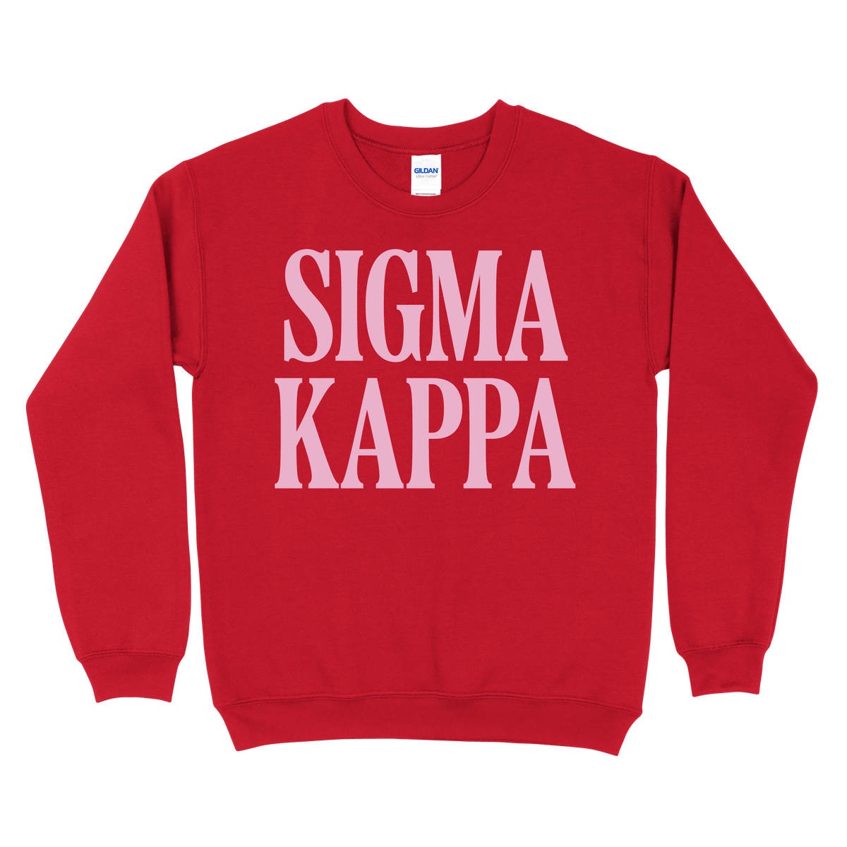 B-Greek - Red Valentine's Crewneck - Sigma Kappa