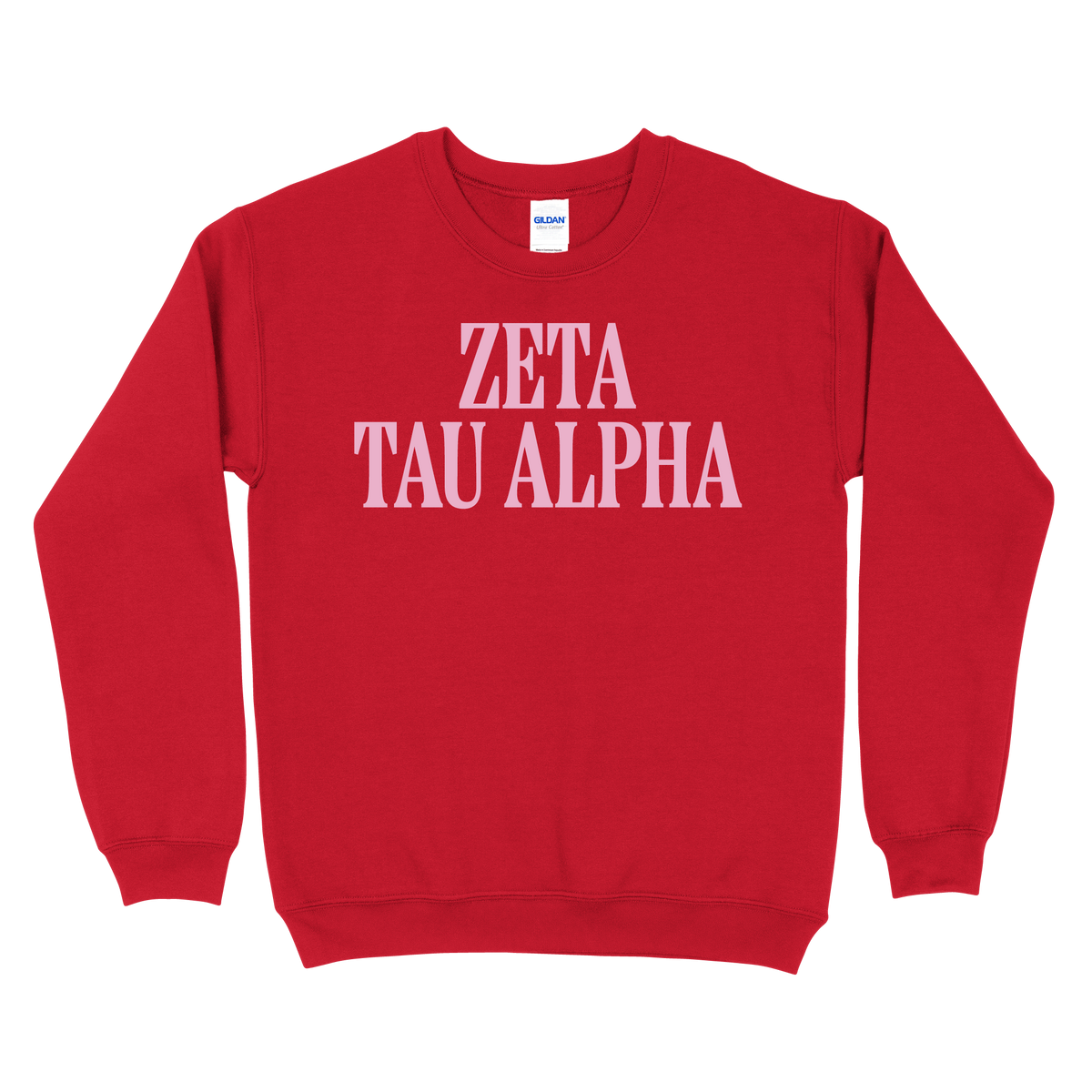 B-Greek - Red Valentine's Crewneck - Zeta Tau Alpha