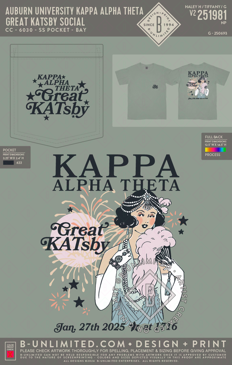 Auburn University Kappa Alpha Theta - Great Katsby Social - CC - 6030 - SS Pocket - Bay