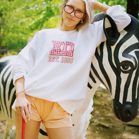 B-Greek - Gingham PR Sweatshirt - Phi Mu