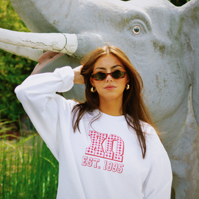 B-Greek - Gingham PR Sweatshirt - Alpha Chi Omega