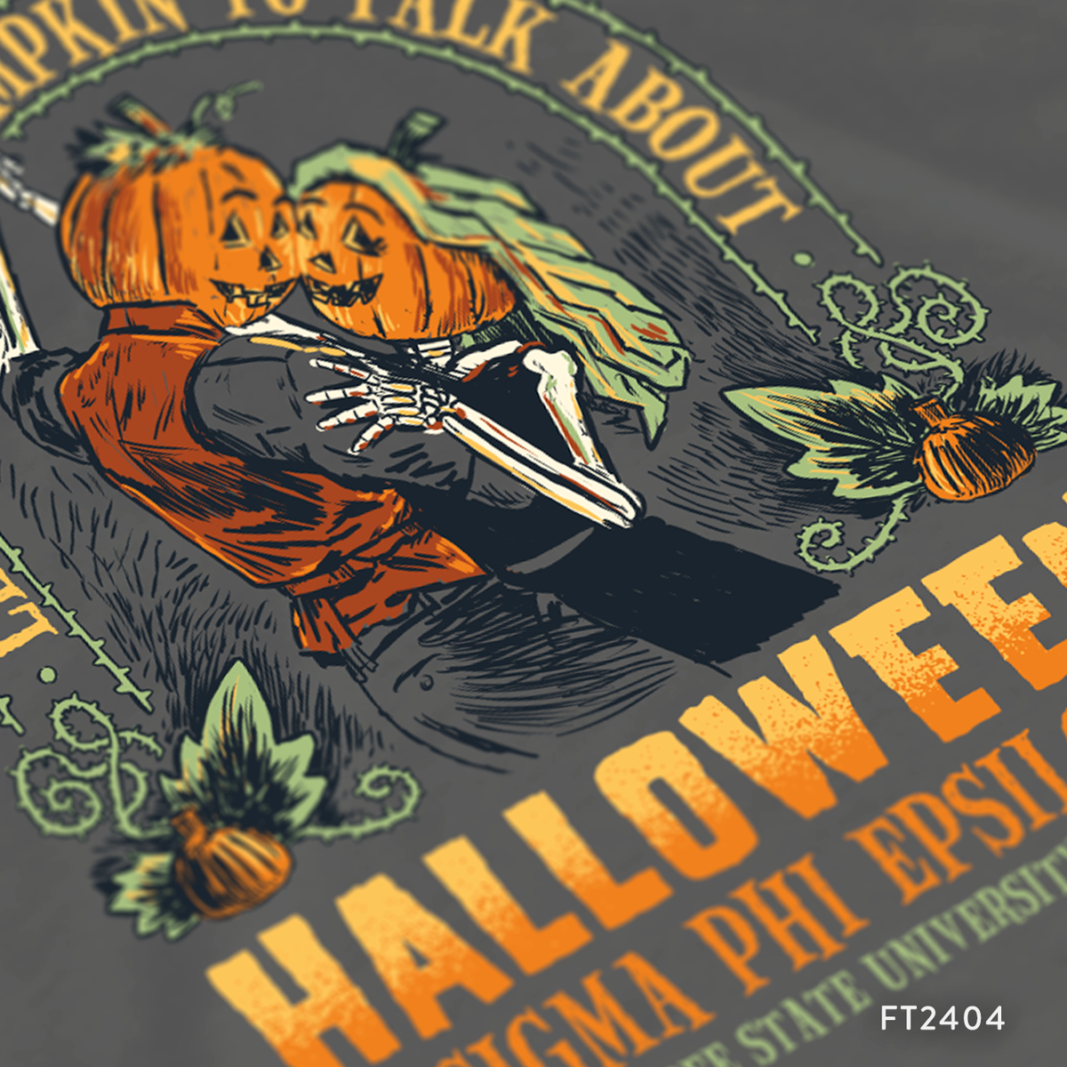 Sigma Phi Epsilon Halloween Date Party T-Shirt Design