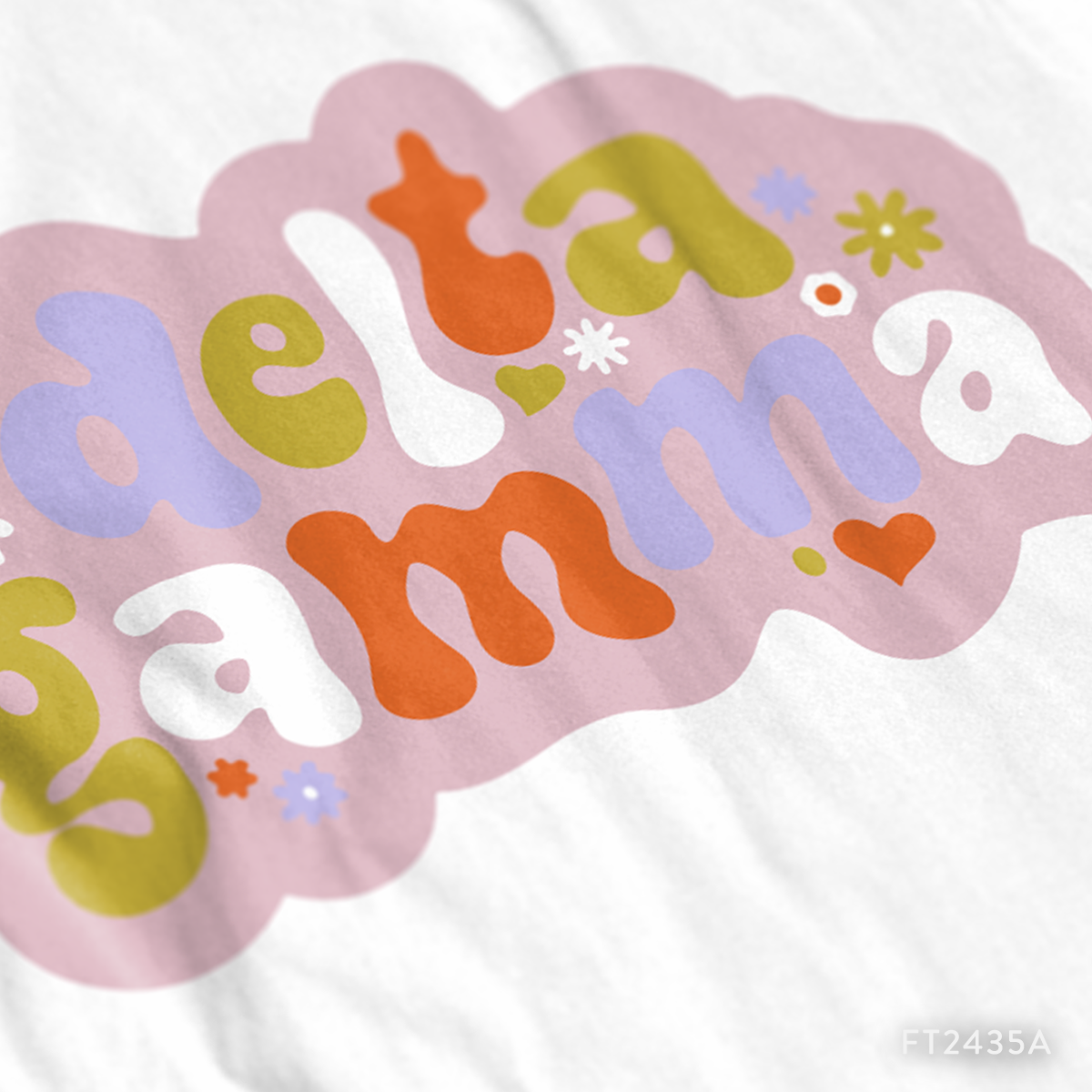 Delta Gamma Colorful PR T-Shirt Design