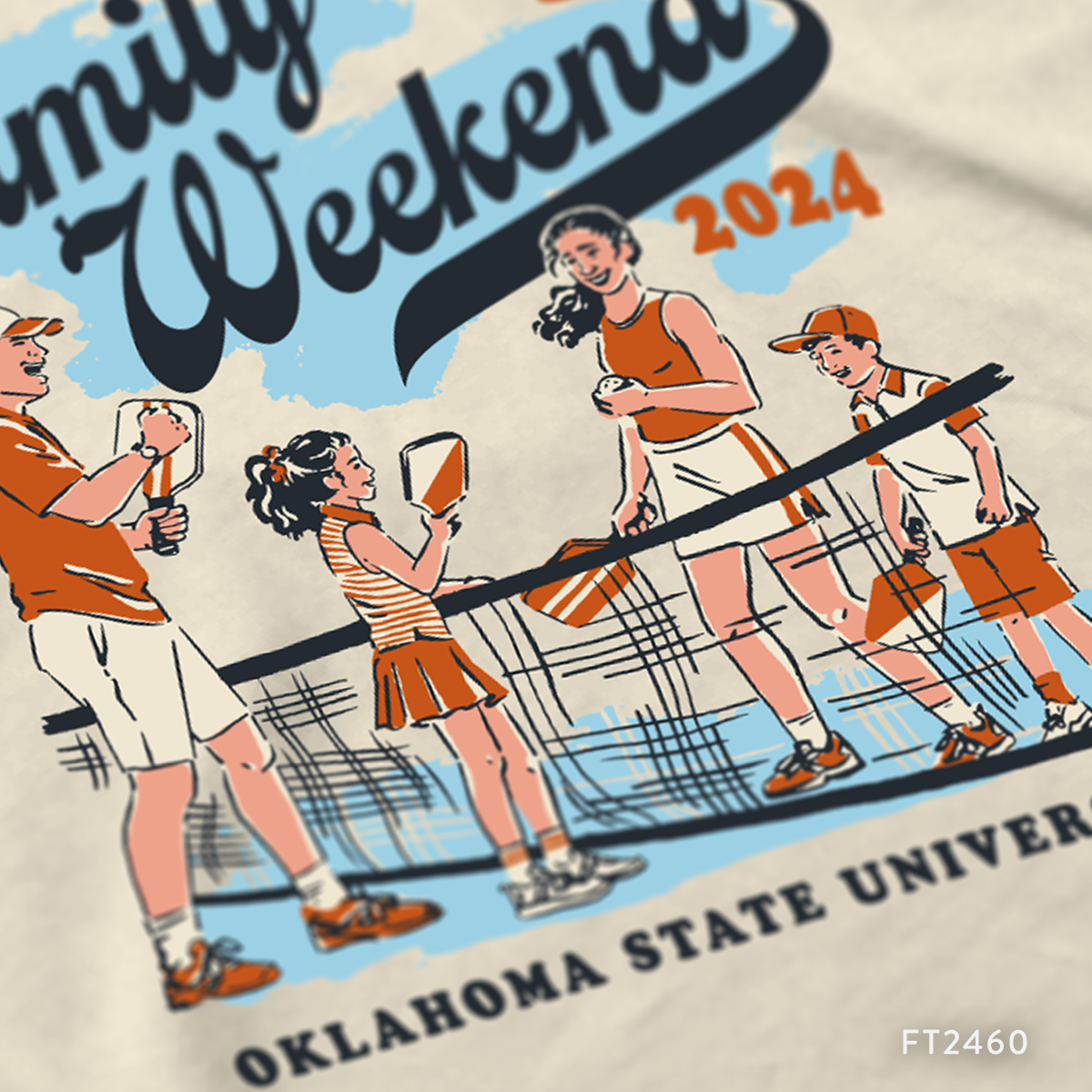 Sorority Pickle Ball Family Weekend T-Shirt Design