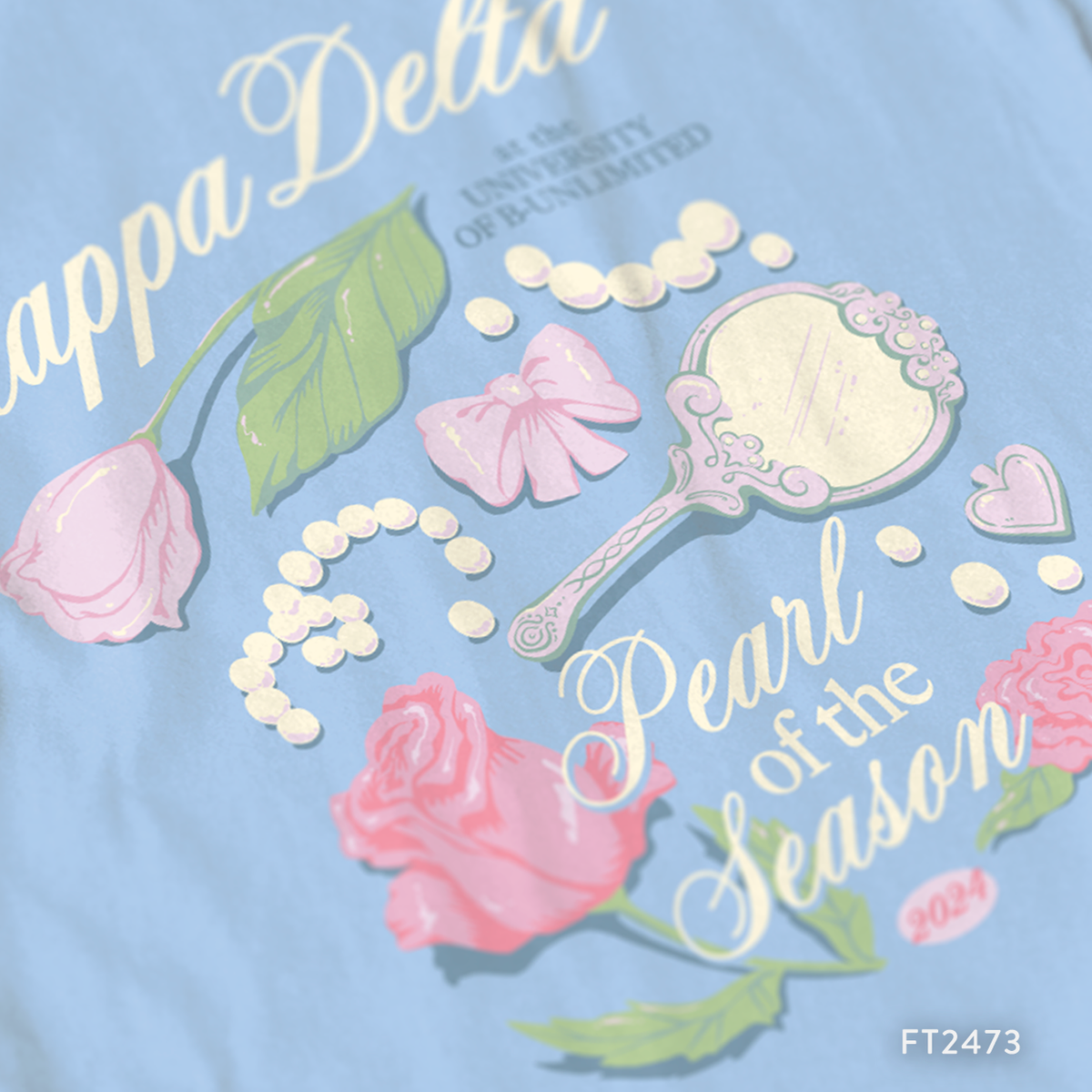 Kappa Delta Pearl of the Season Sisterhood Event T-Shirt Design