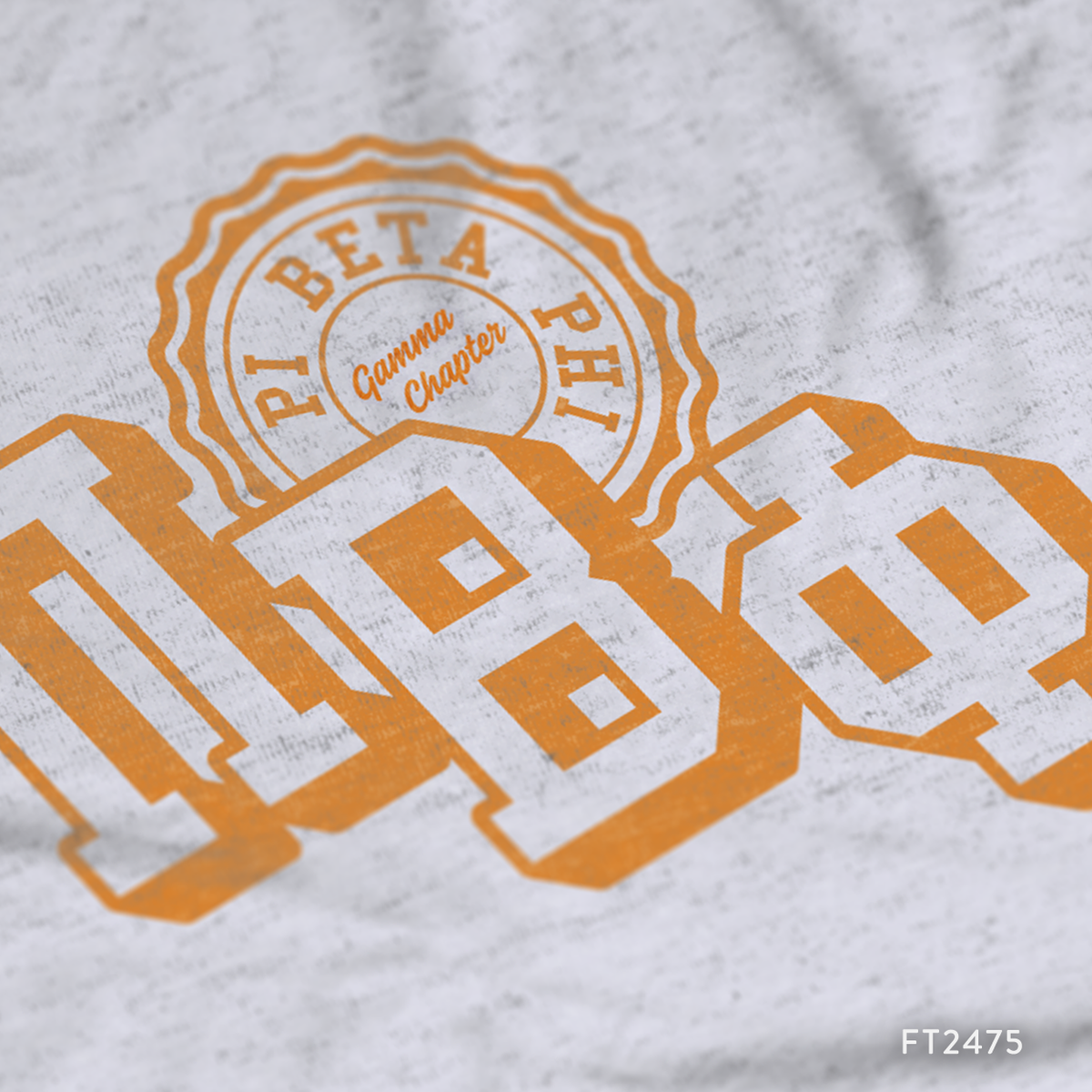 Pi Beta Phi Vintage Letter PR T-Shirt Design