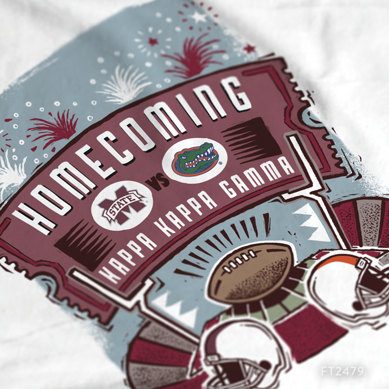 Kappa Kappa Gamma Homecoming Tailgate T-Shirt Design