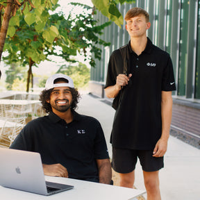 B-Greek - Black Nike Polo - Phi Kappa Tau