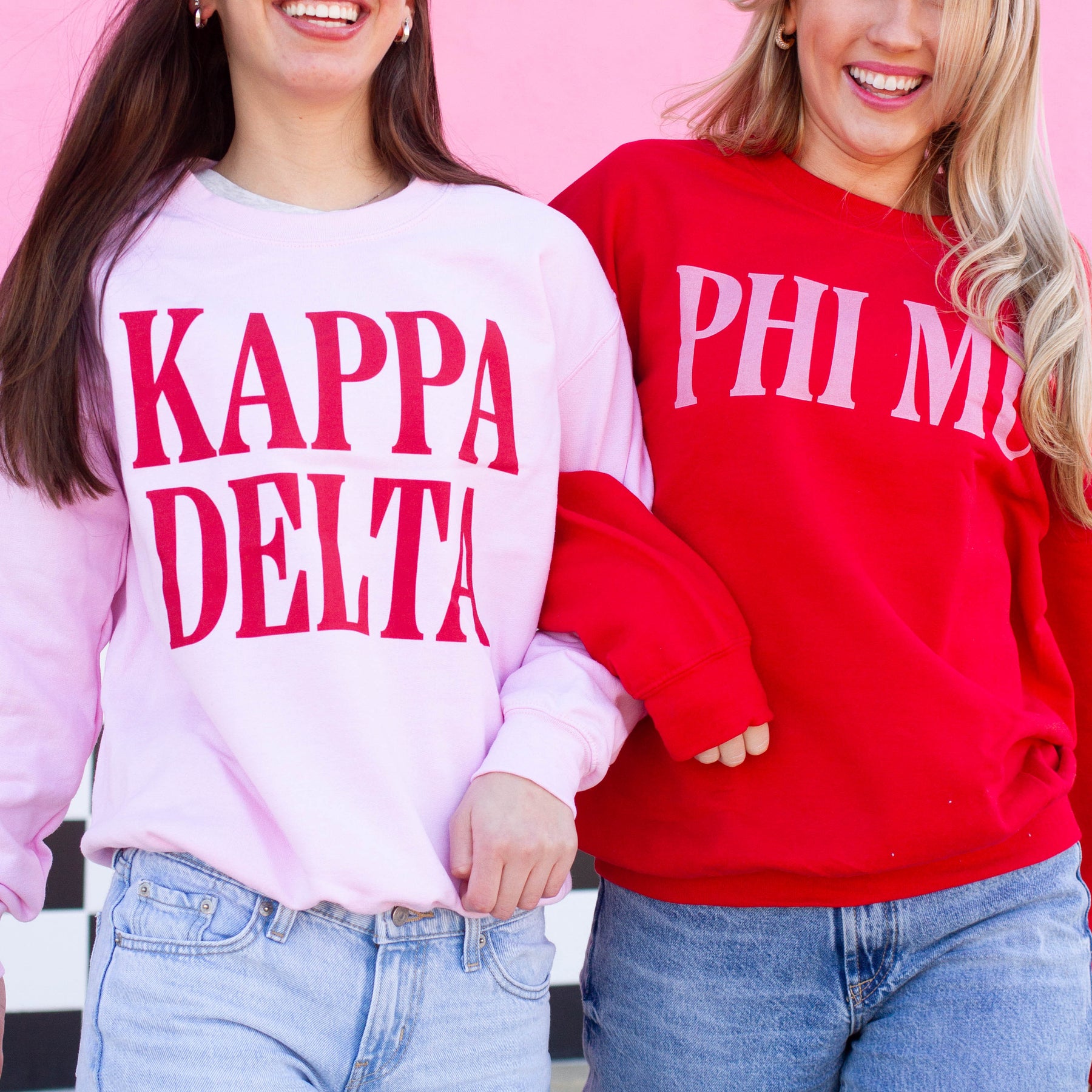 B-Greek - Red Valentine's Crewneck - Alpha Chi Omega