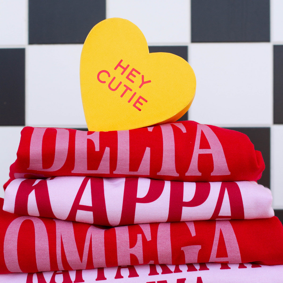 B-Greek - Red Valentine's Crewneck - Alpha Delta Pi