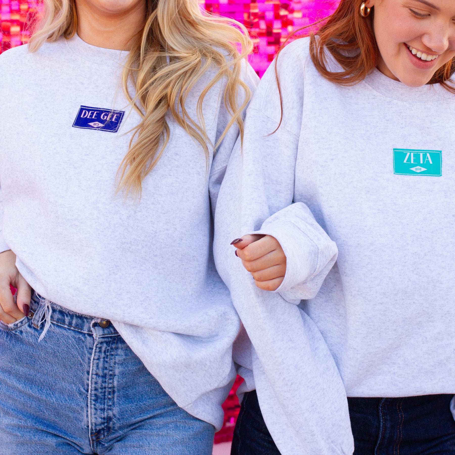 B-Greek - Patch Crewneck - Kappa Kappa Gamma