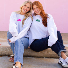 B-Greek - Patch Crewneck - Phi Mu