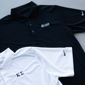 B-Greek - White Nike Polo - Pi Kappa Alpha