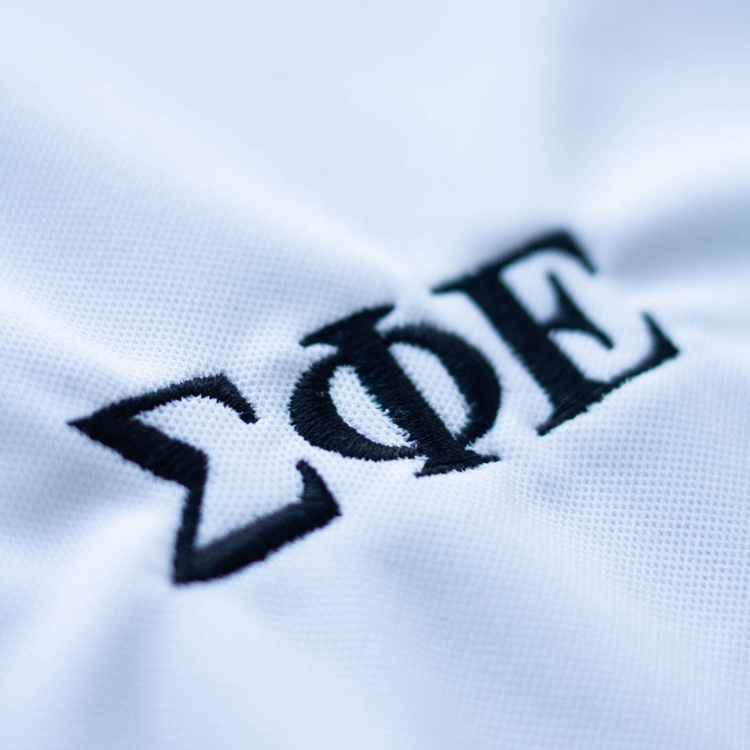 B-Greek - White Nike Polo - Delta Kappa Epsilon