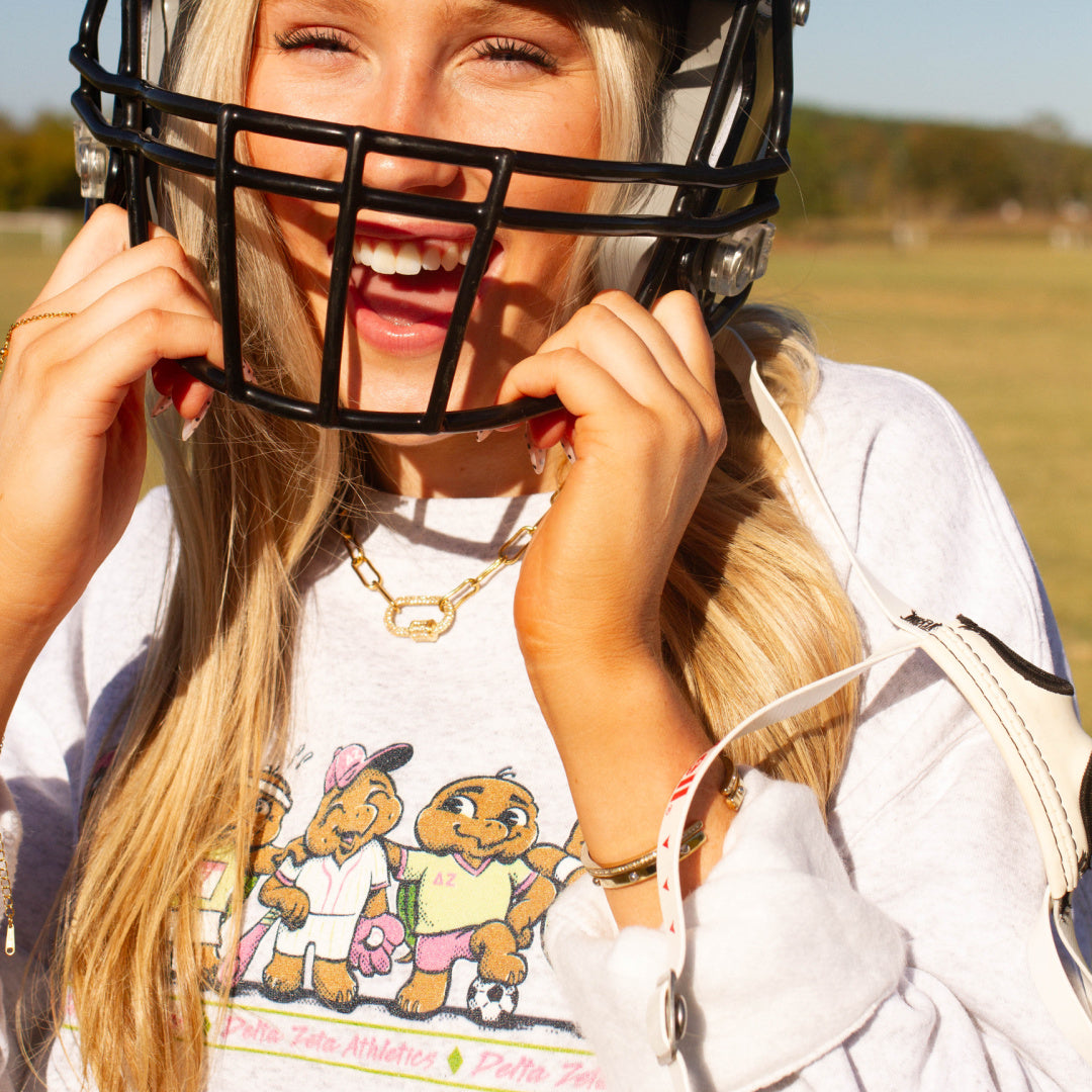 B-Greek - Athletic Club Sweatshirt - Delta Zeta