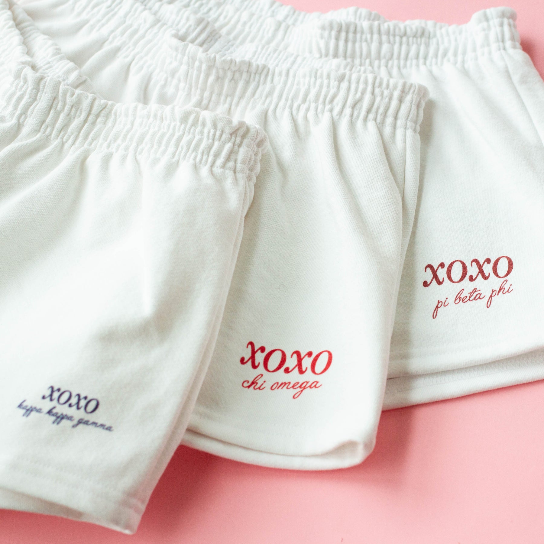 B-Greek - Stamp Shorts - Alpha Chi Omega