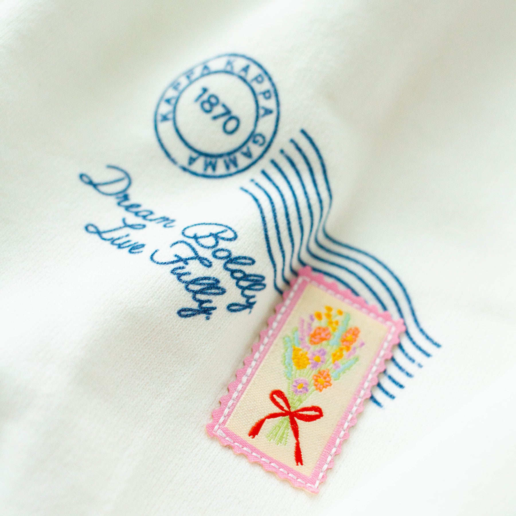 B-Greek - Stamp Crewneck  - Kappa Kappa Gamma