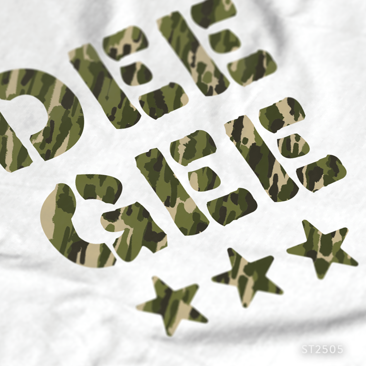 Delta Gamma Camo Type T-Shirt Design