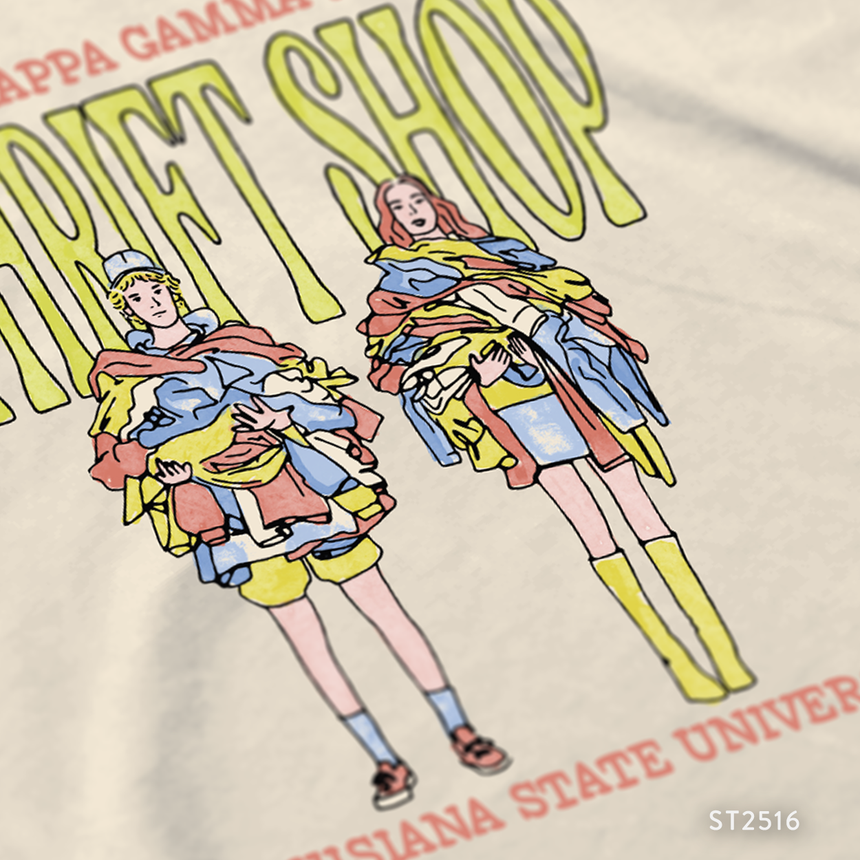 Kappa Kappa Gamma Thrift Shop Mixer T-Shirt Design