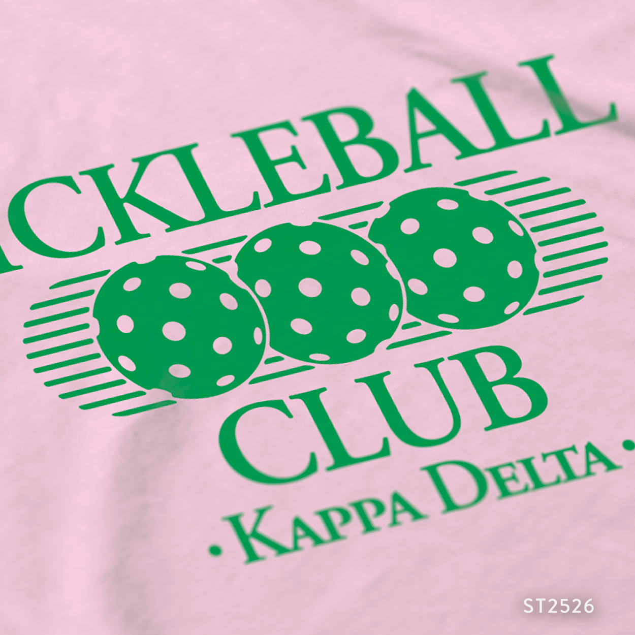 Kappa Delta Pickleball Club Shirt Design