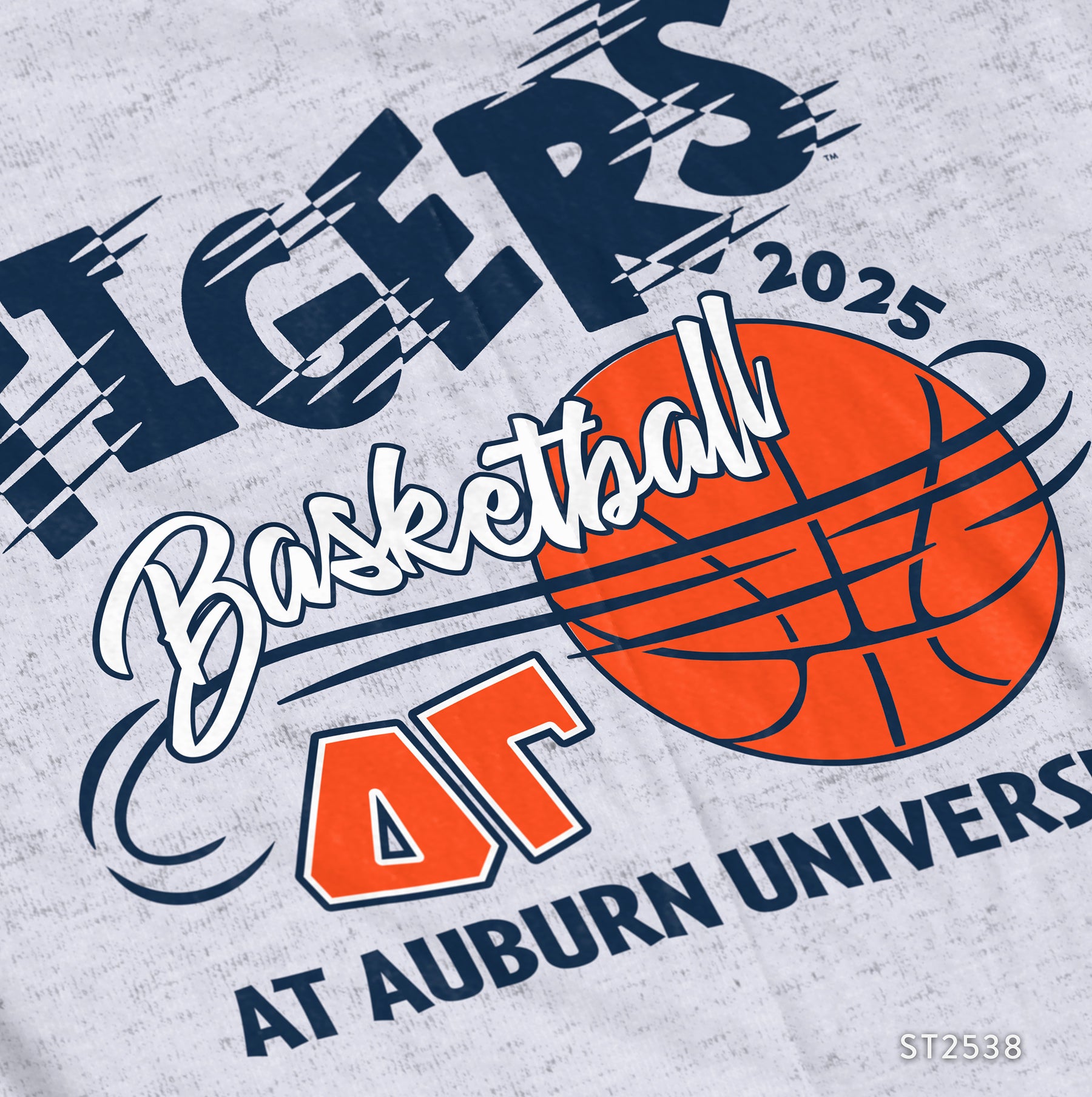 Auburn Delta Gamma Basketball PR T-Shirt Design