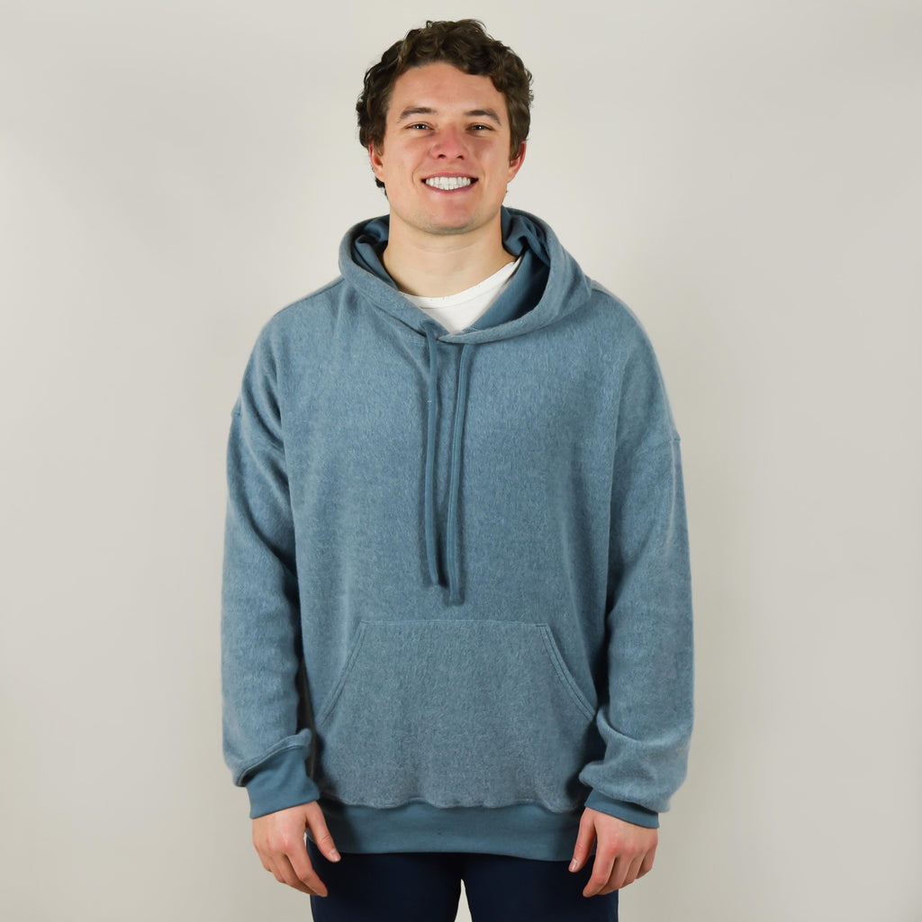 Unreasonable Embroidered Sueded Fleece Hoodie