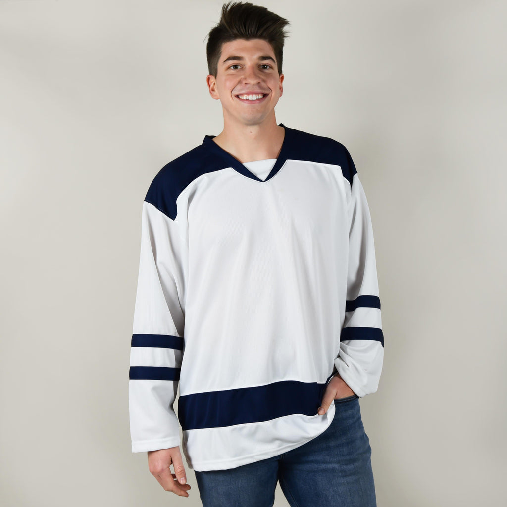 A4 N4184 Full Button Baseball Jersey Stripe – B-Unlimited Custom